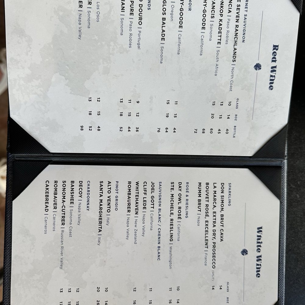 The Royal Lanai - Wine List - Sushi Bars Near Me - Lihue, Hawaii
