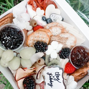 Olive + Oak Charcuterie - a box of food - Cheese Shops Near Me Olive + Oak Charcuterie - a box of food - Cheese Shops Near Me
