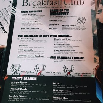 Werewolf - Menu - Breakfast & Brunch Near Me - San Diego, California