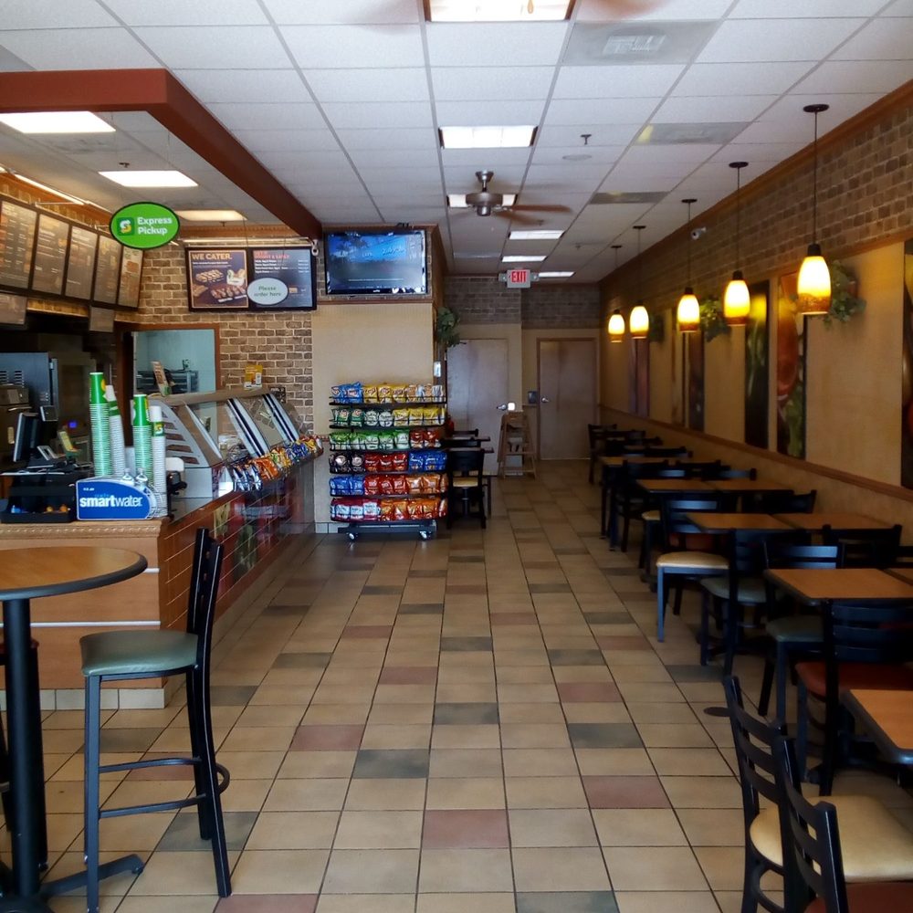 the inside of a fast food restaurant the inside of a fast food restaurant