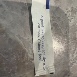 China Buffet - I felt this was humorous on a day like this. Hardly any food at all!