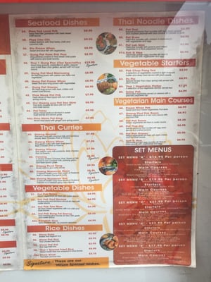 Menu photo 1 Thai 1 Colchester, ESS
