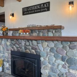 The Gathering Place Coffee Shop - Fire place for cold winter days
