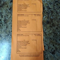 Double Oak Farms - Options to buy packages of beef