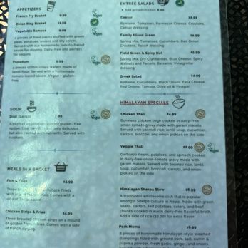 Wildberry Restaurant - Menu 1/2 - 7/2026 - American Near Me - Ashford, Washington