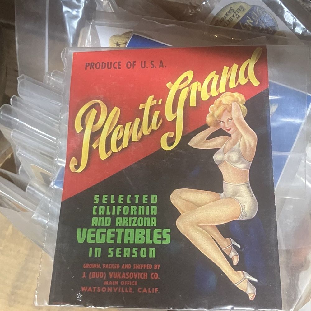 Bernat Antiques - Produce Label - Antiques Near Me - Uxbridge, Massachusetts