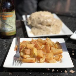 Potato side that came with the biscuits and gravy.