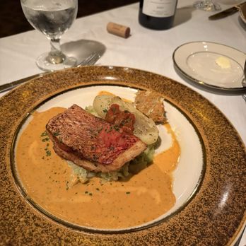 The Refectory Restaurant - Seared fish dish - French Near Me - Columbus, Ohio The Refectory Restaurant - Seared fish dish - French Near Me - Columbus, Ohio