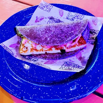 Nixta Taqueria - Bean and cheese taco with chorizo - Mexican Near Me - Austin, Texas Nixta Taqueria - Bean and cheese taco with chorizo - Mexican Near Me - Austin, Texas