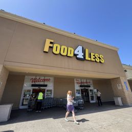 Exterior outside entrance of Food4Less - San Diego, California Exterior outside entrance of Food4Less - San Diego, California