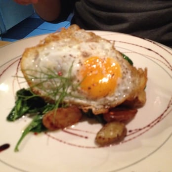 The Daily Catch - Salmon special with spinach and egg - Seafood Near Me - Brookline, Massachusetts The Daily Catch - Salmon special with spinach and egg - Seafood Near Me - Brookline, Massachusetts
