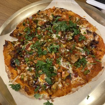 Spice 6 Modern Indian - Spicy chicken Naan Pizza - Indian Near Me - Washington, DC, District of Columbia Spice 6 Modern Indian - Spicy chicken Naan Pizza - Indian Near Me - Washington, DC, District of Columbia