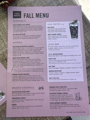 Menu photo 5 First Watch Wildwood, FL