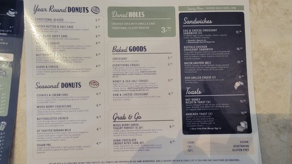 Menu photo 6 The Salty Donut Orlando, FL