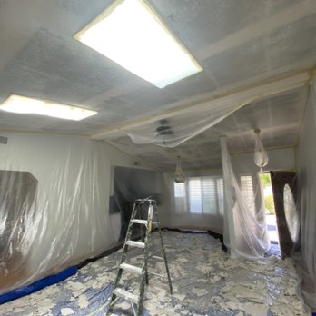 First Addition Finishers - Every inch of popcorn is removed - Drywall Installation & Repair Near Me