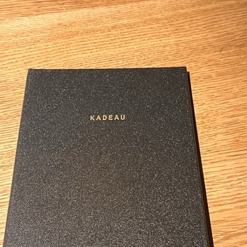 Restaurant Kadeau - Menu - Danish Near Me - København