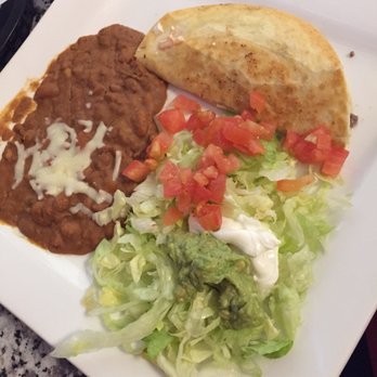 Leon Mexican Cuisine - Green Quesadilla (tiny...should be on the kids menu) - Mexican Near Me - Greenwood, Indiana