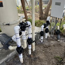 Castro Pool - New plowing new valves on a pool system!