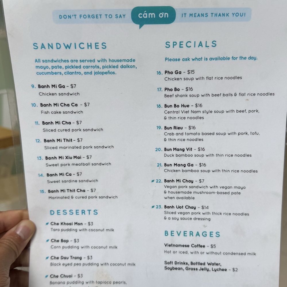 Mong Thu Cafe - Sandwiches, desserts, specials, beverages menu - Vietnamese Near Me - San Francisco, California Mong Thu Cafe - Sandwiches, desserts, specials, beverages menu - Vietnamese Near Me - San Francisco, California