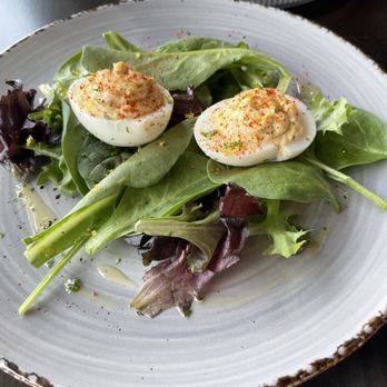 Belleville Wine Bar - Deviled Crab Eggs! Yum!!! - Wine Bars Near Me - Reno, Nevada Belleville Wine Bar - Deviled Crab Eggs! Yum!!! - Wine Bars Near Me - Reno, Nevada