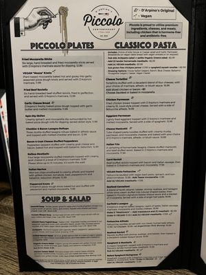 Menu photo 3 Piccolo Nixa, MO