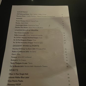 L'Ardente - Dinner cocktails - Italian Near Me - Washington, DC, District of Columbia