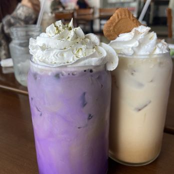 8th Haus Cafe - Ube matcha and cookie butter latte - Breakfast & Brunch Near Me - Anaheim, California 8th Haus Cafe - Ube matcha and cookie butter latte - Breakfast & Brunch Near Me - Anaheim, California