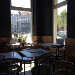 Cafe interior. Cafe interior.
