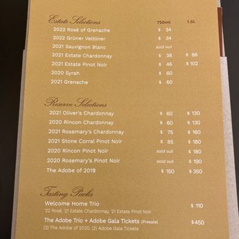 Talley Vineyards - Menu - Wine Tasting Room Near Me - Arroyo Grande, California Talley Vineyards - Menu - Wine Tasting Room Near Me - Arroyo Grande, California
