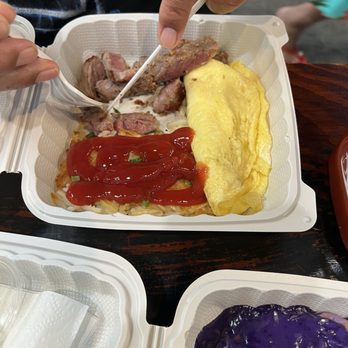 808 Grindz Cafe - Steak and eggs - Hawaiian Near Me - Kailua-Kona, Hawaii