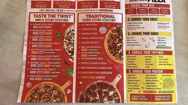 Menu photo 3 Pizza Twist Tulsa, OK Menu photo 3 Pizza Twist Tulsa, OK