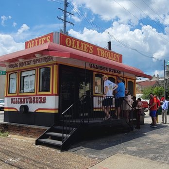 Ollie's Trolley - Outside with line - Burgers Near Me - Louisville, Kentucky Ollie's Trolley - Outside with line - Burgers Near Me - Louisville, Kentucky