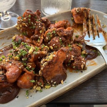Blue Atlas - Crispy harissa cauliflower - Tapas/Small Plates Near Me - Richmond, Virginia Blue Atlas - Crispy harissa cauliflower - Tapas/Small Plates Near Me - Richmond, Virginia