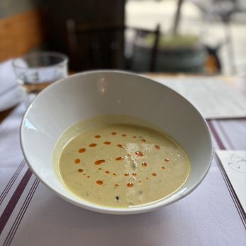 La Bicyclette - Cauliflower coconut milk curry Soupe de Jour - French Near Me - Carmel, California La Bicyclette - Cauliflower coconut milk curry Soupe de Jour - French Near Me - Carmel, California
