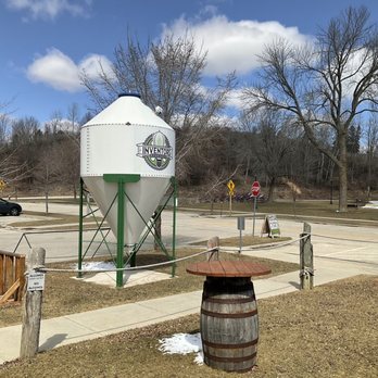 Inventors Brewpub - In front outside. - Burgers Near Me - Port Washington, Wisconsin