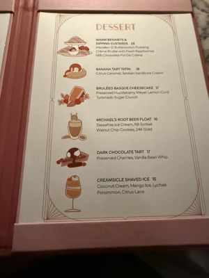 Menu photo 7 Bourbon Steak San Francisco, CA