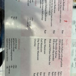 Trendy Nails - Updated price list (Jan 2024)