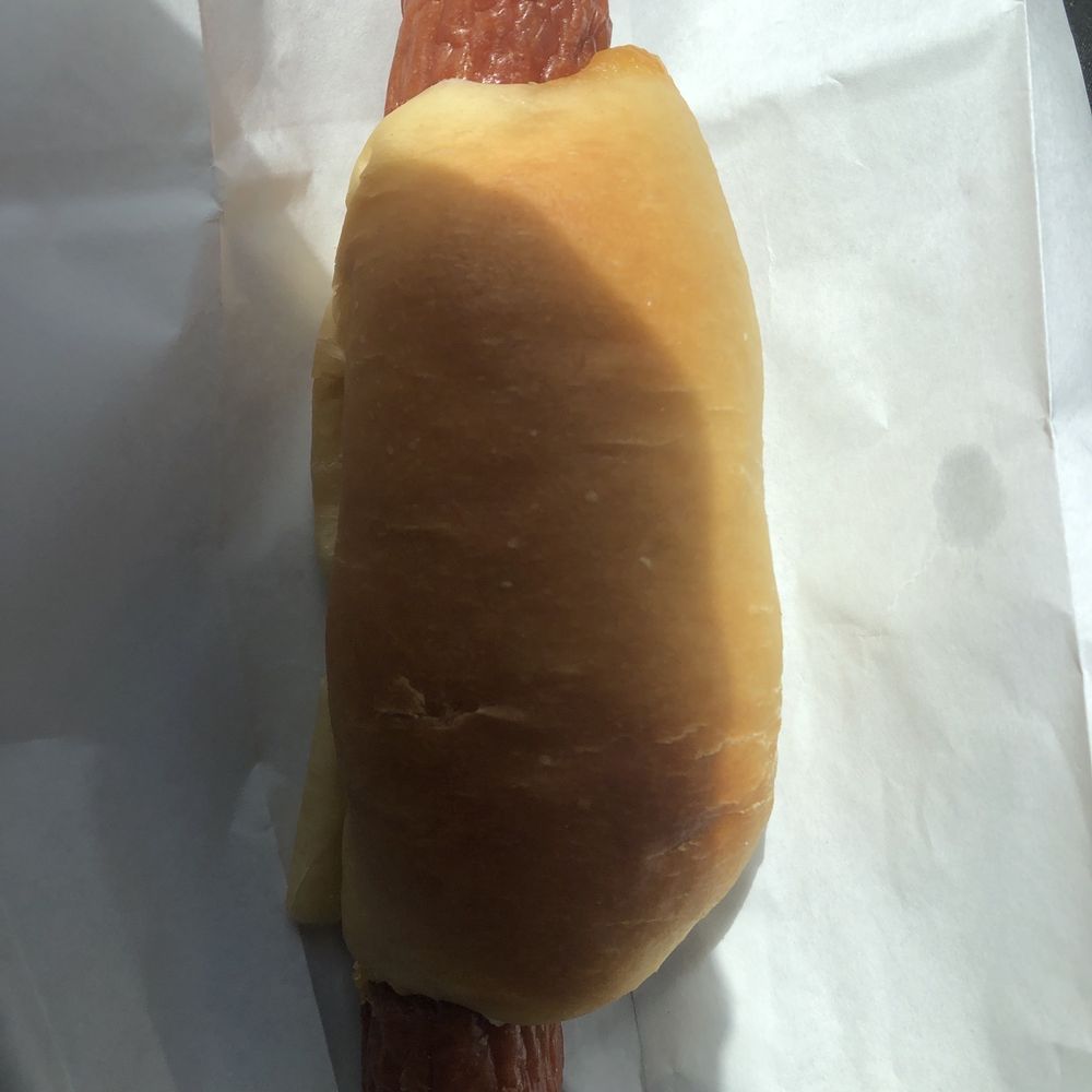 Ranch House Donuts - Shriveled up old sausage roll. - Bakeries Near Me - Willow Park, Texas