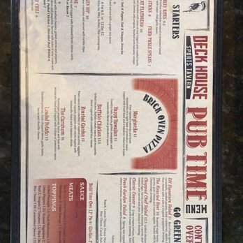 Deck House Tavern - Pub menu - Sports Bars Near Me - Windham, Maine