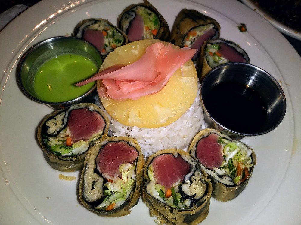 Order Ahi Spring Rolls food online from Porcupine Pub & Grille store, Cottonwood Heights on bringmethat.com