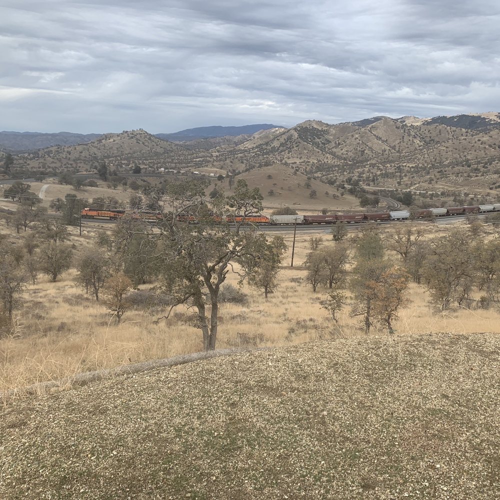 Tehachapi Loop - Tehachapi Loop with a train. - Landmarks & Historical Buildings Near Me - Keene, California Tehachapi Loop - Tehachapi Loop with a train. - Landmarks & Historical Buildings Near Me - Keene, California