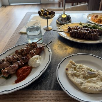 Alisa - Chicken skewers, wagyu skewers and flatbread - Greek Near Me - Venice, California Alisa - Chicken skewers, wagyu skewers and flatbread - Greek Near Me - Venice, California