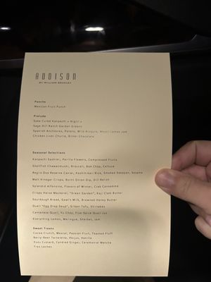 Menu photo 4 Addison San Diego, CA Menu photo 4 Addison San Diego, CA