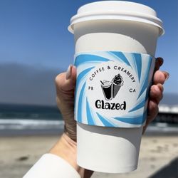 Glazed Coffee & Creamery - Low-fat Latte with a view