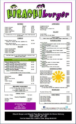 Menu photo 4 Hibachi Pizza Oliver Springs, TN Menu photo 4 Hibachi Pizza Oliver Springs, TN