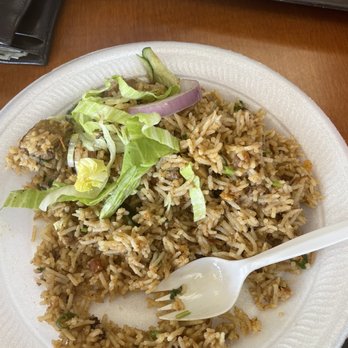 Bay Leaf Restaurant - Goat biryani and chicken fried. - American Near Me - Buffalo, New York