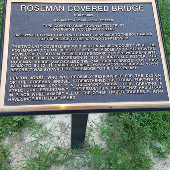 Roseman Covered Bridge - Landmarks & Historical Buildings Near Me - Winterset, Iowa Roseman Covered Bridge - Landmarks & Historical Buildings Near Me - Winterset, Iowa