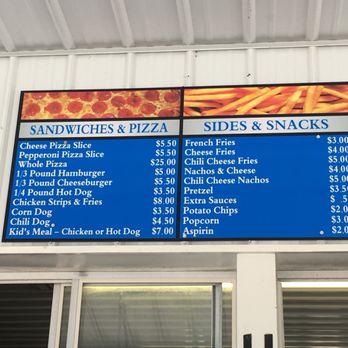 Beech Bend Park - Grill menu and prices - Amusement Parks Near Me - Bowling Green, Kentucky