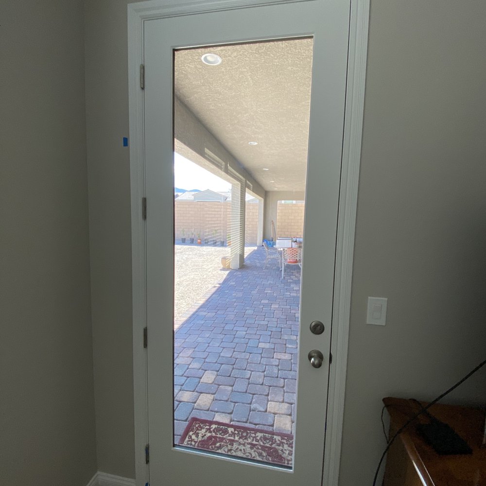 Master bedroom patio door Master bedroom patio door