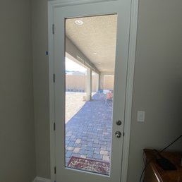 Master bedroom patio door Master bedroom patio door